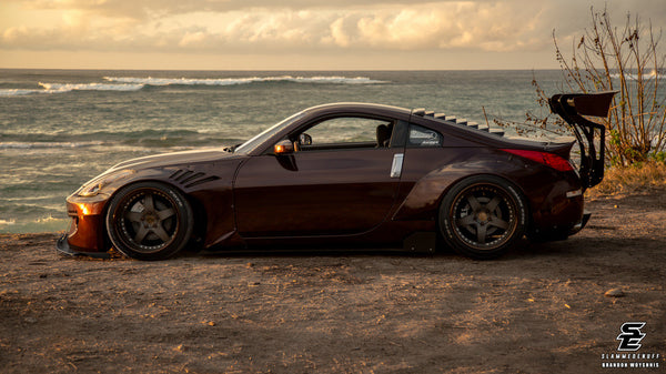 Swan Neck Chassis Mount Kit for Nissan 350Z