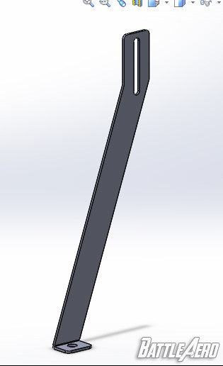 Chassis Mounted Splitter for Nissan 350Z