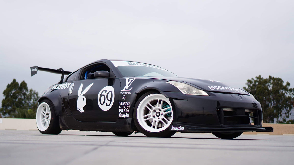 Nissan 350Z Wide Body Fender Flares 40mm BattleAero
