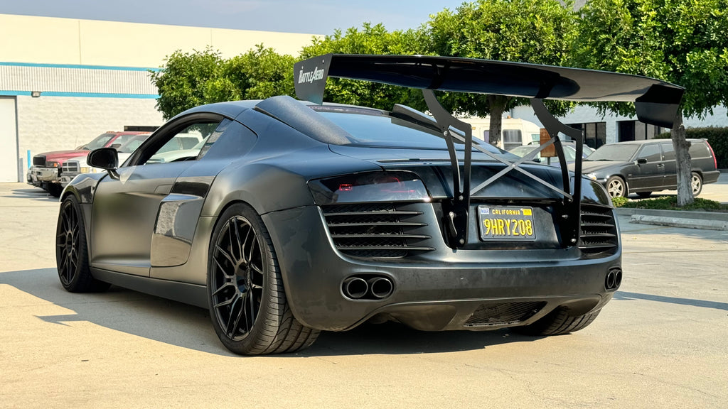 Frame Mount Wing R8 Swan Neck Chassis Mount Wing for Audi R8 (Gen 1) – BattleAero