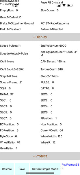 Speedometer Digital Display for Drift Kart