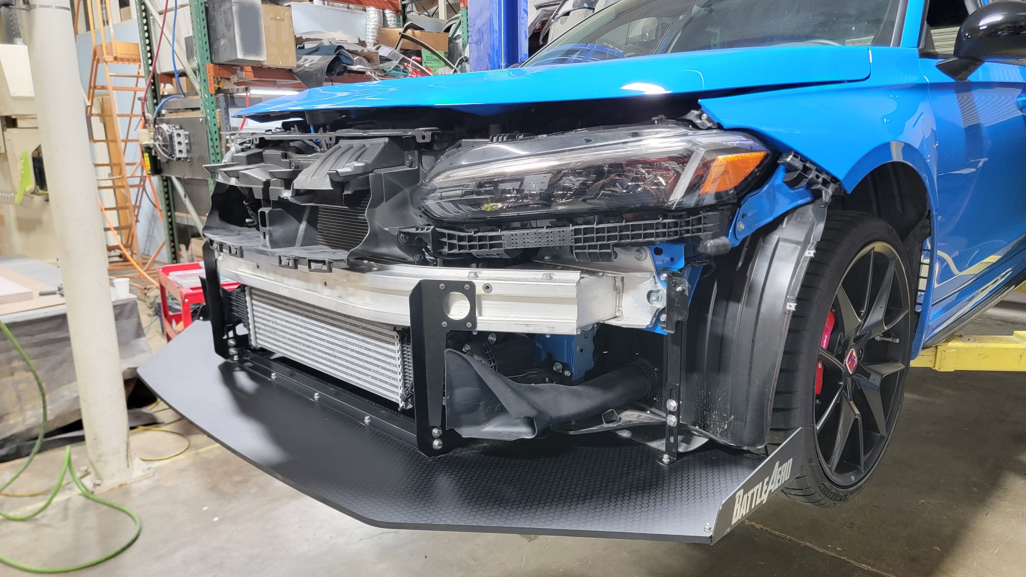 Chassis Mounted Splitter for Honda FL5 Civic Type-R – BattleAero