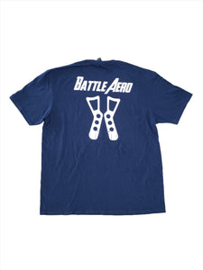Battle Aero Chassis Stands T-Shirt (Dark Blue)