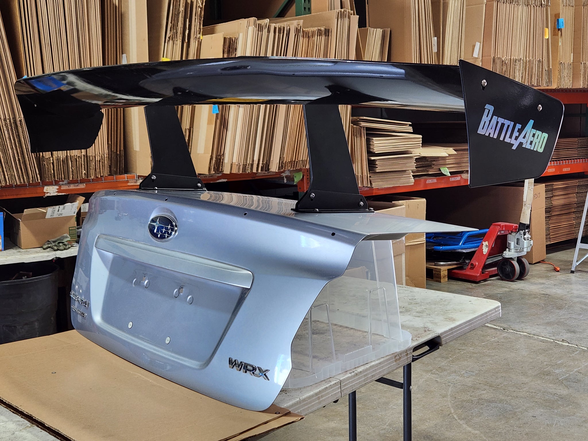 Swan Neck Trunk Mount Wing for 15-21 Subaru WRX (VA)