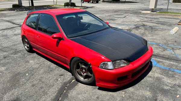 92-95 Honda Civic Carbon Fiber Hood