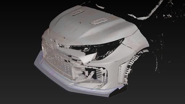 Chassis Mounted Splitter for 2023+ GR Corolla