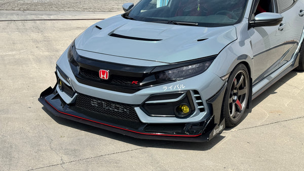 Chassis Mounted Splitter for Honda FK8 Civic Type-R