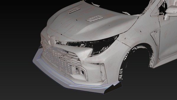 Chassis Mounted Splitter for 2023+ GR Corolla