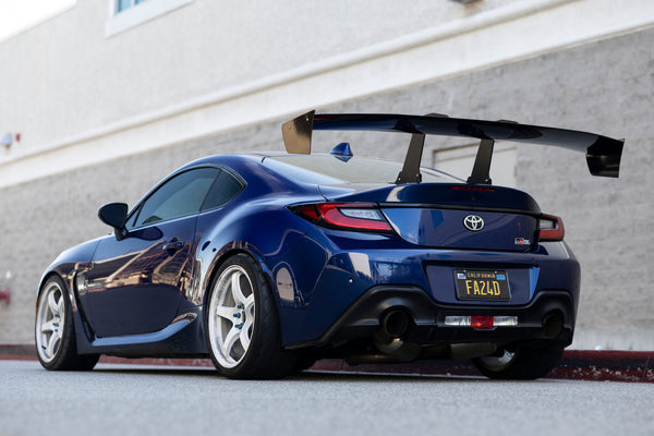 Battle Aero Carbon Fiber Swan Neck Trunk Mount Wing for GR86 / BRZ 2022+
