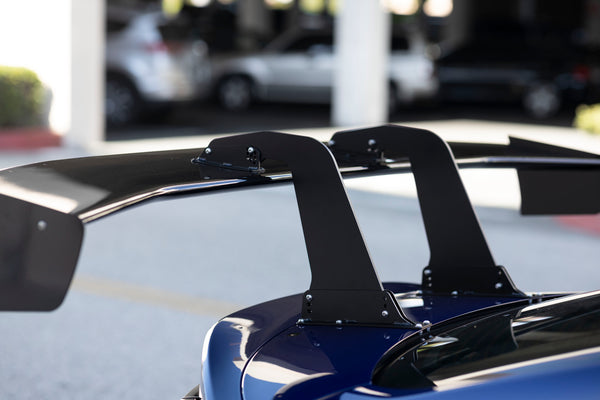 Battle Aero Carbon Fiber Swan Neck Trunk Mount Wing for GR86 / BRZ 2022+