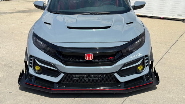 Chassis Mounted Splitter for Honda FK8 Civic Type-R