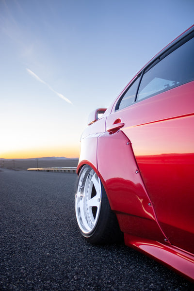08-15 Mitsubishi Lancer Widebody Fender Flares