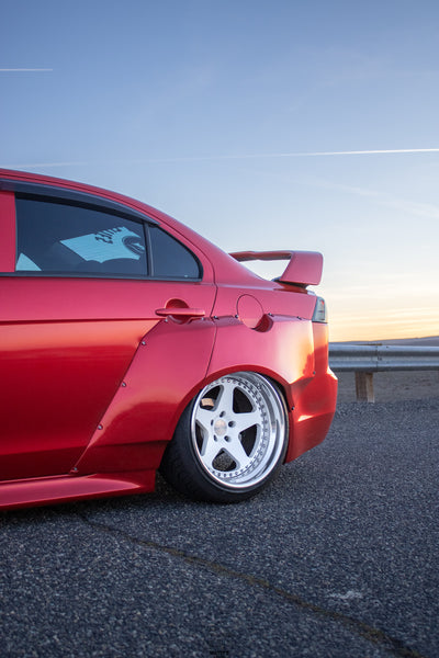 08-15 Mitsubishi Lancer Widebody Fender Flares