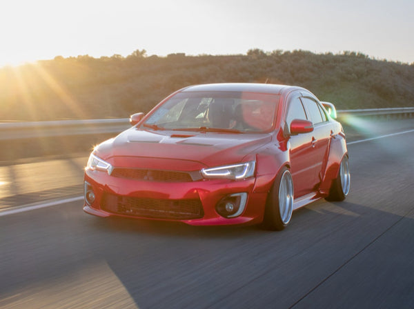 08-15 Mitsubishi Lancer Widebody Fender Flares