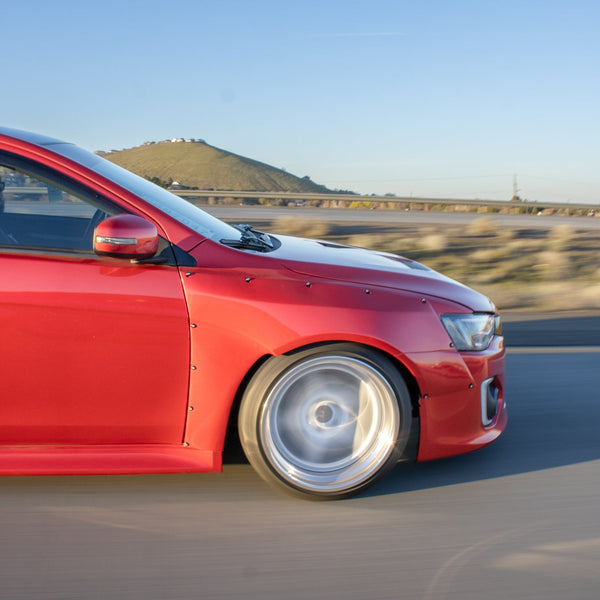 08-15 Mitsubishi Lancer Widebody Fender Flares