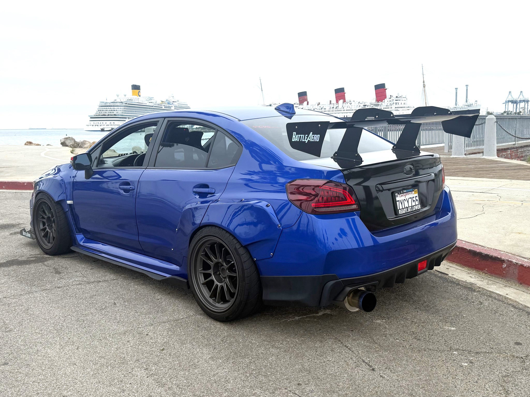 Swan Neck Trunk Mount Wing for 15-21 Subaru WRX (VA) – BattleAero