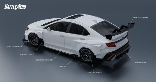 22+ Subaru WRX VB Wide Body Kit – BattleAero