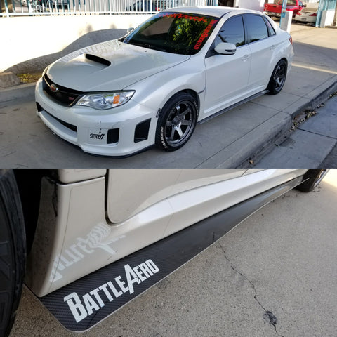 Side Skirt Extensions for 08-14 Subaru WRX / STI (GV)