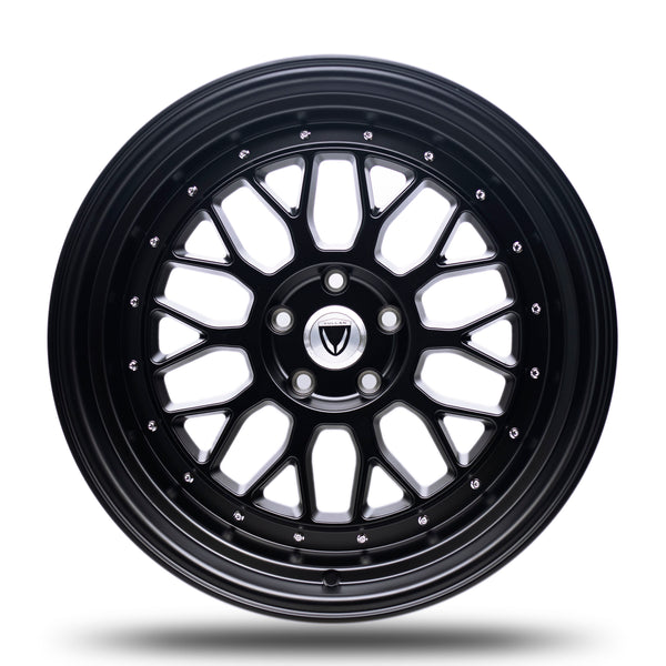 Vulcan Wheels MSH FULL MATTE BLACK | 19X9.5+12 | 5X114.3
