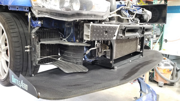 Chassis Mounted Splitter for Mitsubishi EVO X