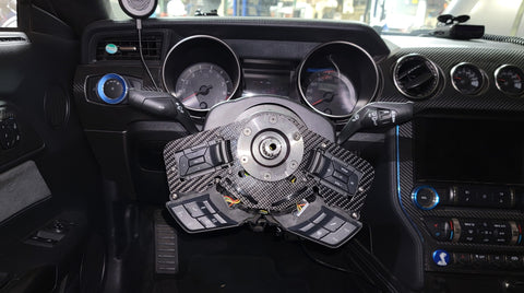 Ford Mustang S550 Carbon Steering Control Relocation Bracket