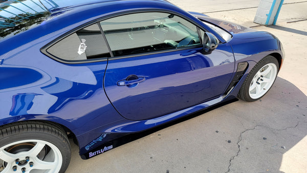 Side Skirt Extensions for 22 Toyota GR86 / Subaru BRZ