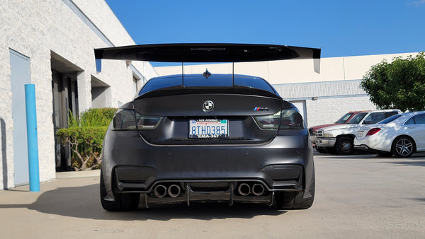 Swan Neck Trunk Mount Wing for BMW M4 F82