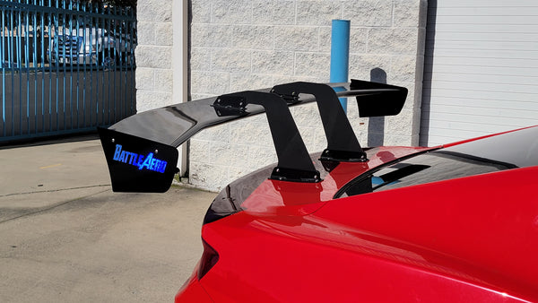 Swan Neck Trunk Mount Wing for +16 Chevrolet Camaro (Gen 6)