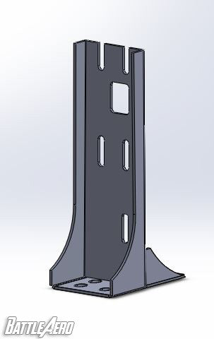 Chassis Mounted Splitter for Nissan 350Z