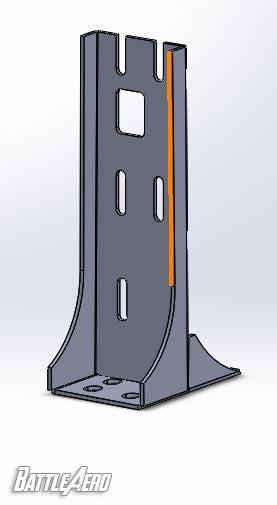 Chassis Mounted Splitter for Nissan 350Z