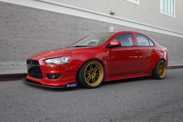 08-15 Mitsubishi Lancer Widebody Fender Flares