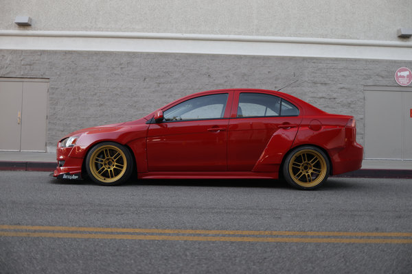 08-15 Mitsubishi Lancer Widebody Fender Flares