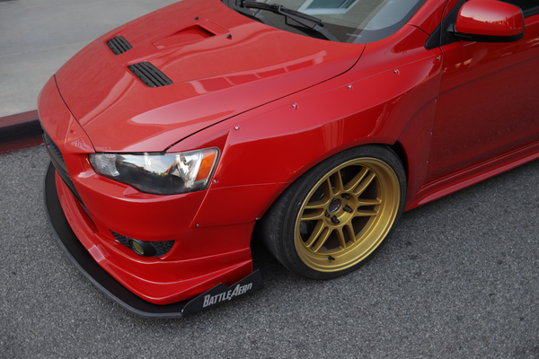 08-15 Mitsubishi Lancer Widebody Fender Flares
