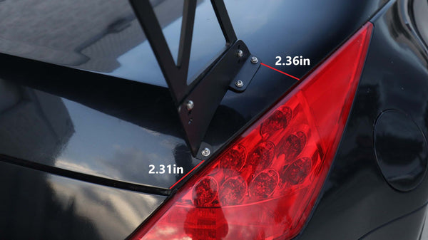 Battle Aero Trunk Mount Wing for Nissan 350Z