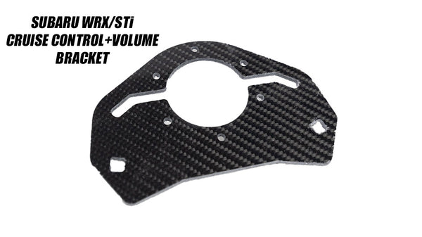 Suabru WRX STi Carbon Fiber Cruise Control / Volume Control Relocation Plate 08-14