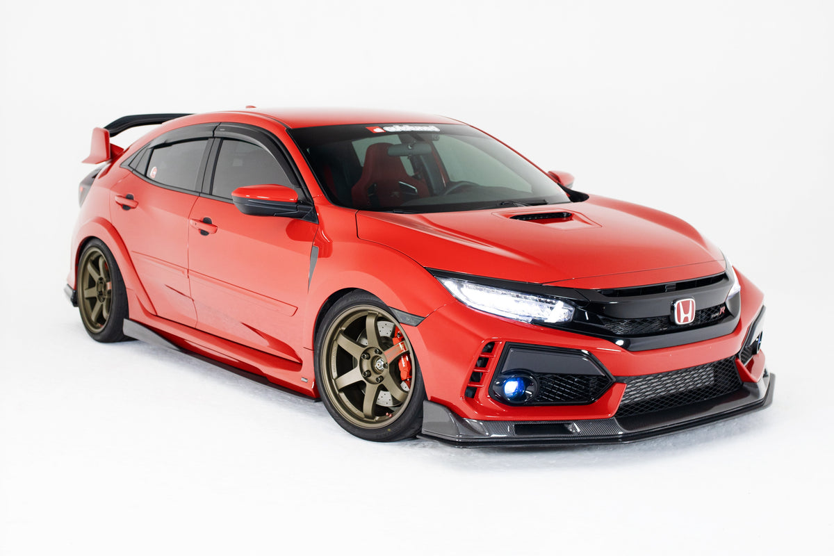 Chassis Mounted Splitter for Honda FK8 Civic TypeR BattleAero