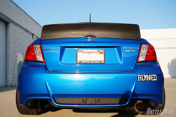 08-14 Subaru WRX / STI Sedan (GE/GV) Duckbill Spoiler