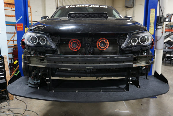 Chassis Mounted Splitter for 08-14 Subaru WRX / STI GR/GV (Sedan/Hatch)