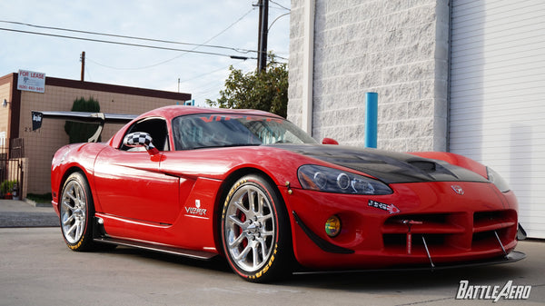 Swan Neck Chassis Mount Wing for Dodge Viper (ZB)