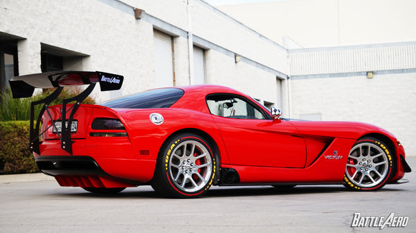 Swan Neck Chassis Mount Wing for Dodge Viper (ZB)