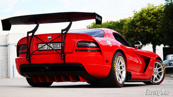 Swan Neck Chassis Mount Wing for Dodge Viper (ZB)