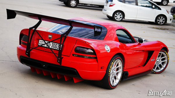 Swan Neck Chassis Mount Wing for Dodge Viper (ZB)