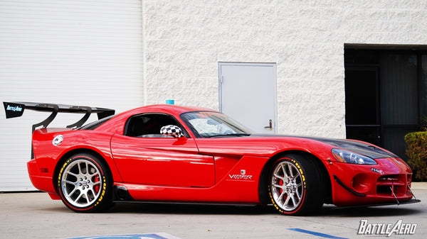 Swan Neck Chassis Mount Wing for Dodge Viper (ZB)