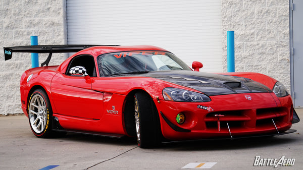Swan Neck Chassis Mount Wing for Dodge Viper (ZB)