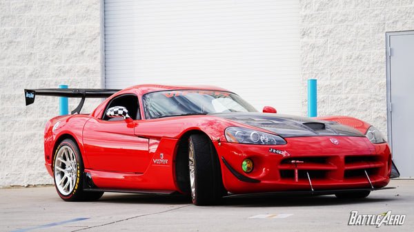 Swan Neck Chassis Mount Wing for Dodge Viper (ZB)