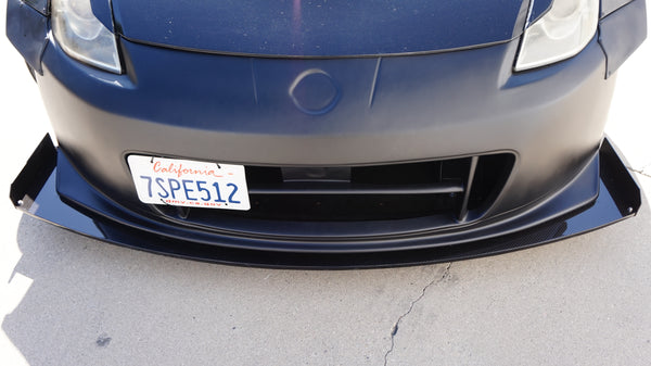 Chassis Mounted Splitter for Nissan 350Z
