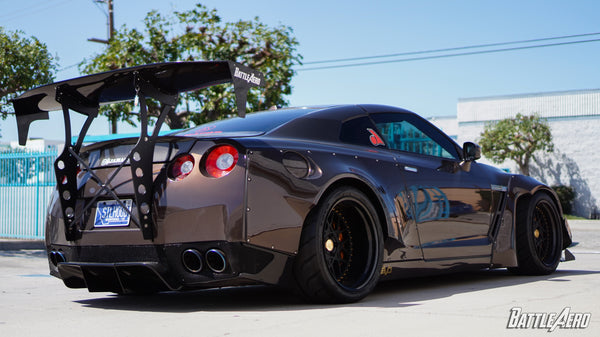 Battle Aero V4 Chassis Mount Wing for Nissan GT-R (R35)