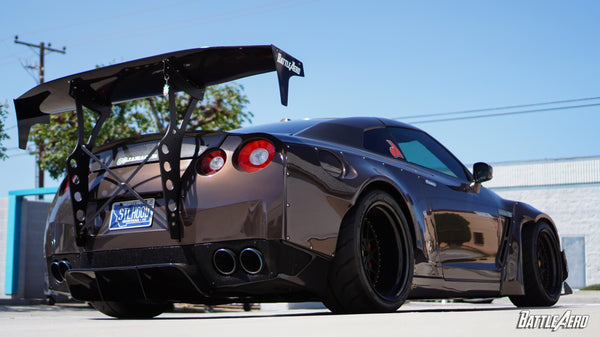Battle Aero V4 Chassis Mount Wing for Nissan GT-R (R35)