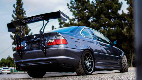 V1 Chassis Mount Wing for BMW 3 Series (E46)