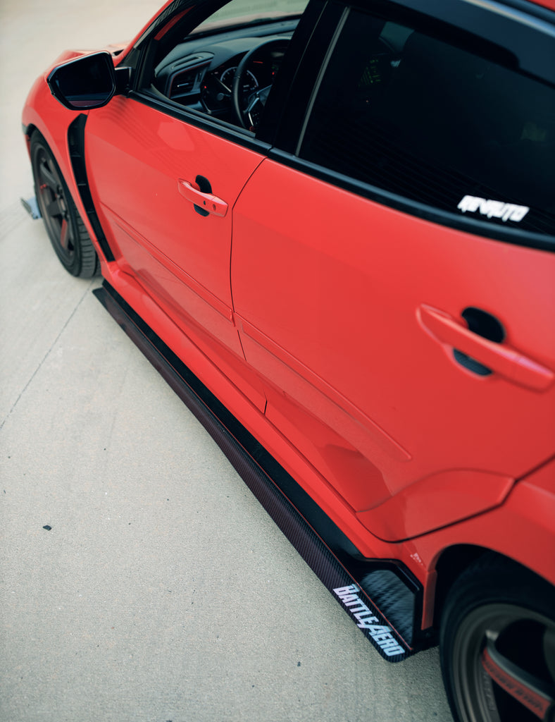 Side Skirt Extensions for Honda Civic Type R (FK8) – BattleAero